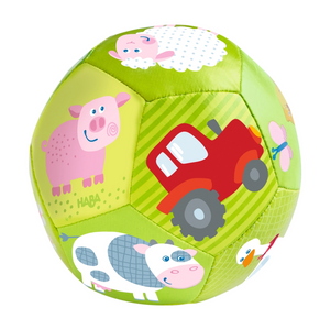 Haba - 302483 | On the Farm Soft Baby Ball - 4 1/2"