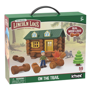 K'NEX - 00821 | K'Nex On the Trail Lincoln Logs (59PC)