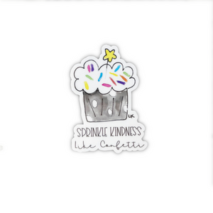 Laura Kelly Designs - ST-SPRINKLES-L | Vinyl Sticker - Sprinkle Kindness Like Confetti