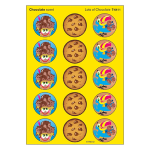 Lots of Chocolate Scented Stickers