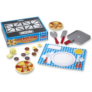 Melissa & Doug - 9342 | Wooden Flip & Serve Pancake Set