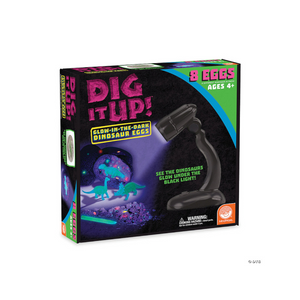 Products MindWare - MW-23056 | Dig It Up! Glow-in-the-Dark Dinosaurs
