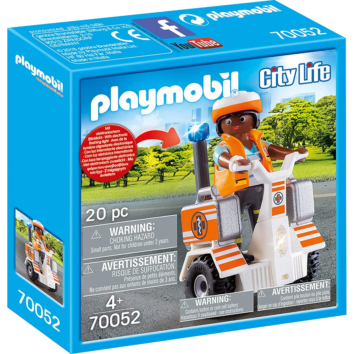 Playmobil - 70052 | City Life: Rescue Balance Racer – Castle Toys