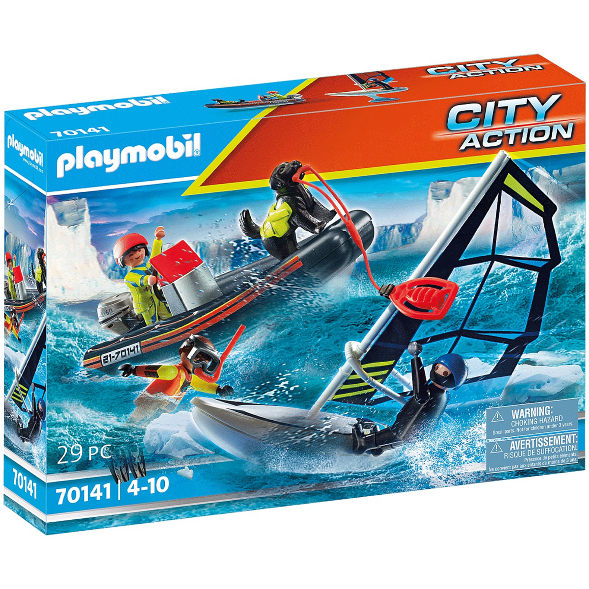 Playmobil - 70141 | City Action: Water Rescue with Dog – Castle Toys