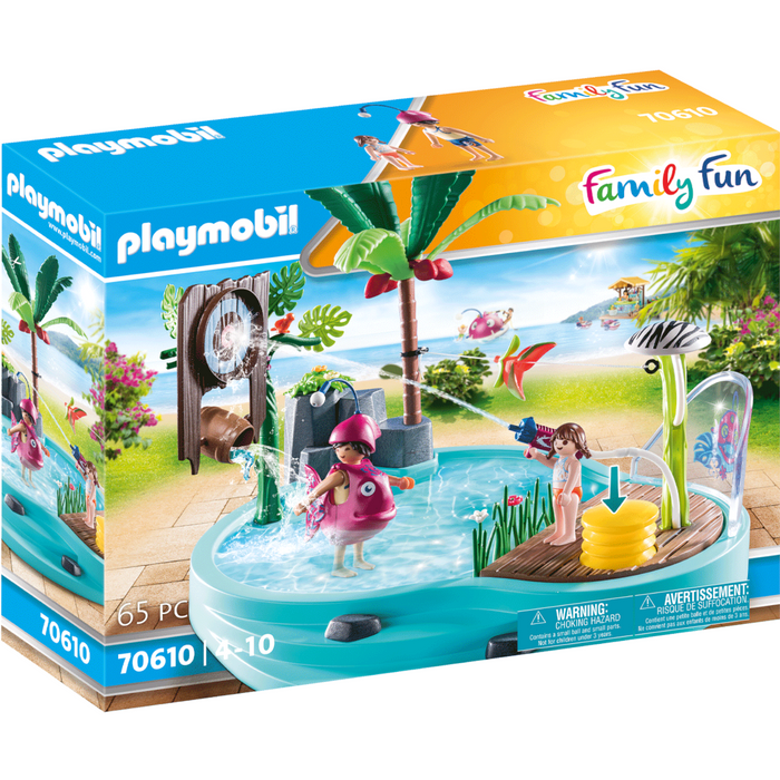 4 | Family Fun: Smaller Pool with Water Sprayer