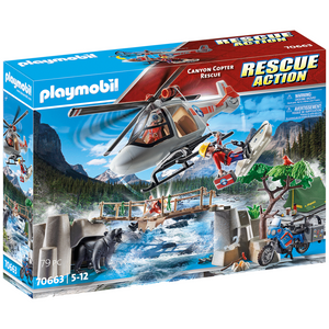 Playmobil - 70663 | Rescue Action: Canyon Airlift Operation