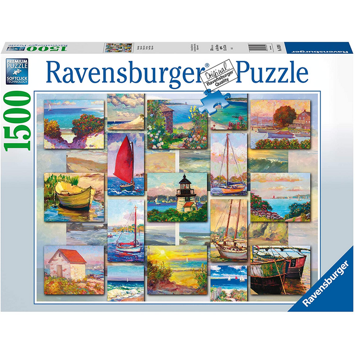 Ravensburger - 16820 | Coastal Collage - 1500 Piece Puzzle