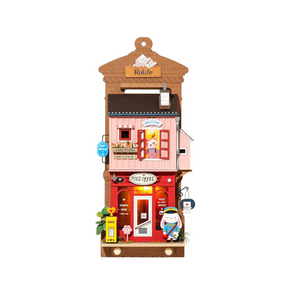 Robotime - DS021 | DIY Wall Hanging Miniature House Kit - Love Post Office