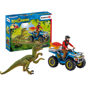 Schleich - 41466 | Dinosaurs: Quad Escape from Velociraptor
