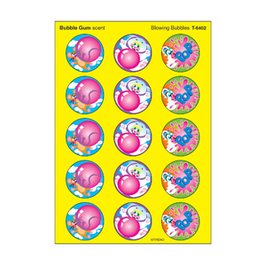T6402 - Blowing Bubbles Scented Stickers