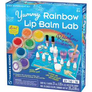 Thames & Kosmos - 550040 | Yummy Rainbow Lip Balm Lab