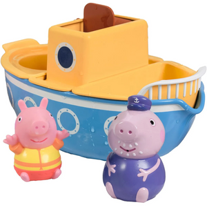 Tomy - E73414 | Peppa Pig: Grandpa Pig's Splash & Pour Boat
