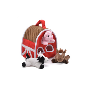 Unipak Designs - 7155HO-F | Horse Finger Puppet House with Farm Animals