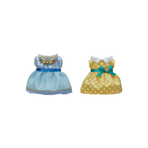 Calico Critters - CF3039 | Town Series: Dress Up Set (Light Blue & Yellow)