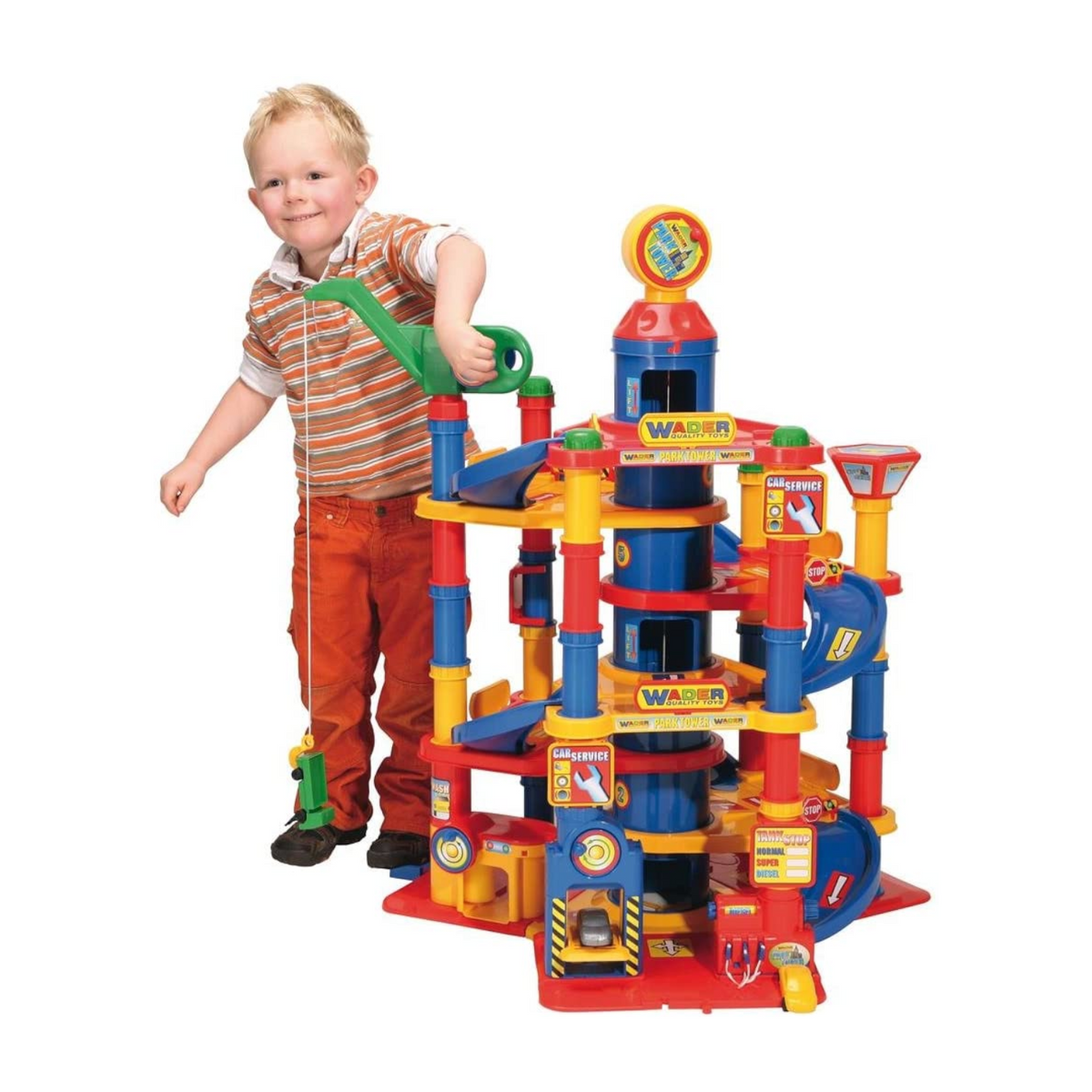 Wader Toys 37848 Park Tower Playset 7 Floors Castle Toys