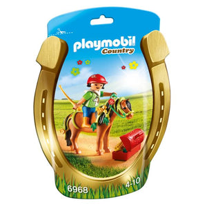 Playmobil - 6968 | Country: Groomer With Bloom Pony
