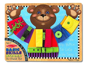 Melissa & Doug 13784 Basic Skills Bear Wooden Board