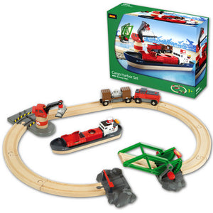 BRIO - 33061 | Cargo Harbour Train Set