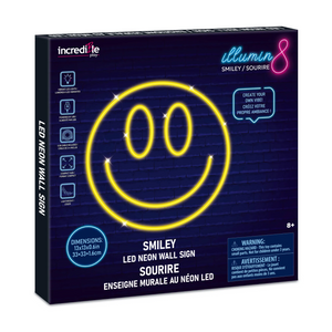 Incredible Group - TOY33070 | Smiley Neon LED Wall Sign