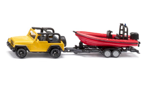 SIKU - Jeep with Boat