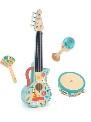 Hape - E0638 | 4-in-1 Ukulele Set