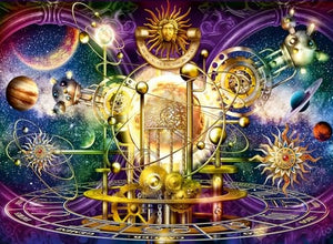 Ravensburger - 12000236 | Golden Solar System 500pc Puzzle