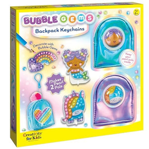 Creativity for Kids - 6462000 | Bubble Gems Backpack Keychains