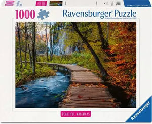 Ravensburger - 12001764 | Autumnal Wooden Trail 1000 PC Puzzle
