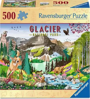 Ravensburger - 12001887 | Glacier National Park 500 PC Puzzle