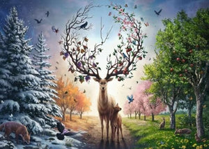 Ravensburger - 12001088 | Magical Deer - 1000 Piece Puzzle