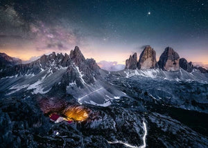 Ravensburger - 12000256 | Three Peaks, Dolomites 1000 Piece Puzzle