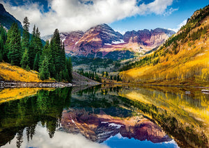 Ravensburger - 12000255 | Beautiful Mountains:  Aspen, Colorado 1000 PC Puzzle