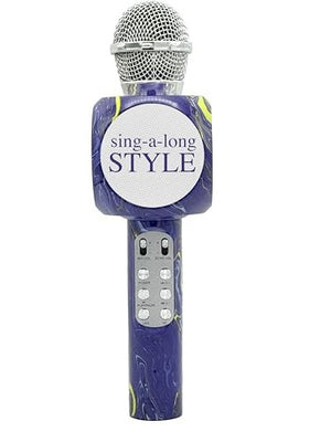 Trendtech Brands - SAPURPLESW | Sing A Long Pro - Purple Swirl - Microphone and Bluetooth Speaker