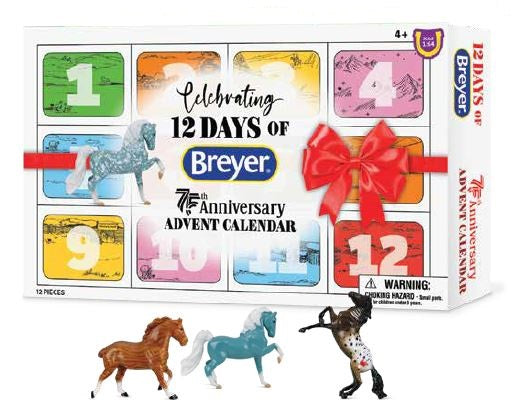 Breyer - B-HP-10325 | (PRE-ORDER) 12 Days of Breyer Advent Calendar (75th Anniversary Edition)