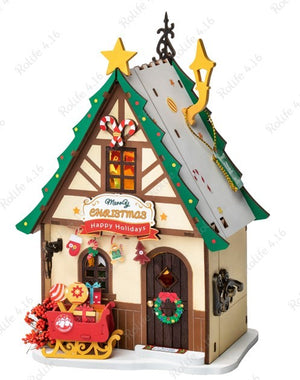 Robotime - DS036 | DIY Miniature House - Twinkling Christmas House