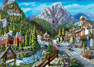 Ravensburger - 12000494 | Welcome To Banff - 1000 Piece Puzzle