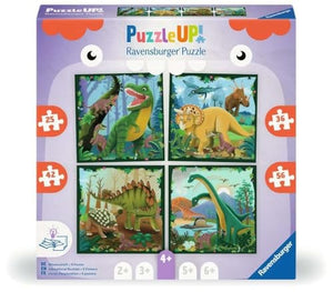 Ravensburger - 12004003 | Puzzle Up - Dinosaurs 25,36,42,56 PC Puzzles
