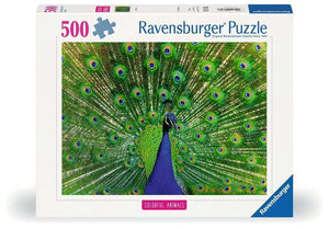 Ravensburger - 013327 | Peacock - 500 Piece Puzzle