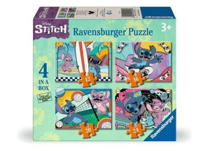 Ravensburger - 12004106 | Disney Sporty Stitch 12,16,20,24 PC Puzzles
