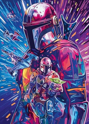 Ravensburger - 12001339 | Star Wars: The Mandalorian (Hyperspace Collection) - 500 Piece Puzzle