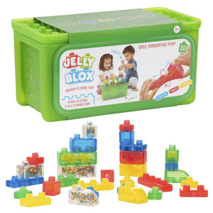 Goliath - 31690 | Jelly Blox Stash N Stack 2-in-1 Storage Case