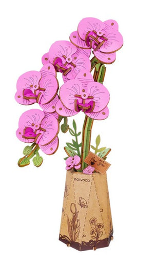 Robotime - TW091 | Purple Moth Orchid