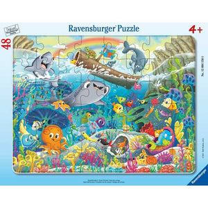 Ravensburger - 12004156 | Ocean Friends - 48 Piece Frame Puzzle