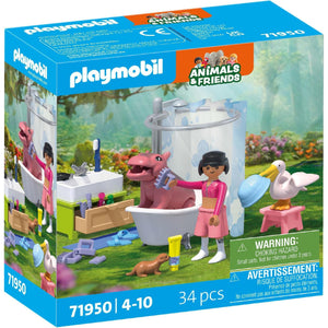 Playmobil - 71950 | Animals & Friends: Animal Bath Fun