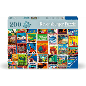 Ravensburger - 013716 | Travel Stamps - 200 Piece Puzzle