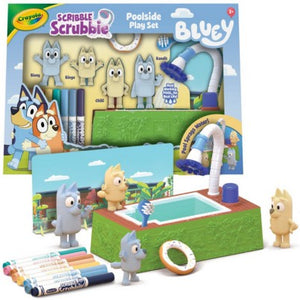 Crayola - 53750 | Scribble Scrubbie - Bluey Poolside Playset