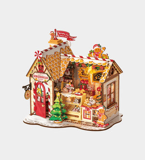 Robotime - DG176 | DIY Miniature House - Gingerbread House