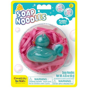 Creativity for Kids - 32529 | Soap Noodles Bath Set - Puddles the Kitty