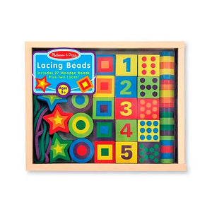 Wooden Lacing Beads