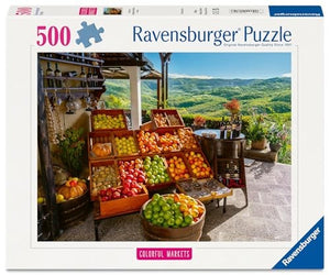 Ravensburger - 12001814 | Fruit Market, Croatia 500 PC Puzzle